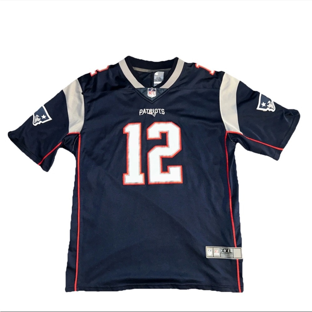 New England Patriots Tom Brady On Field Football Jersey NFL Size XXL NFL